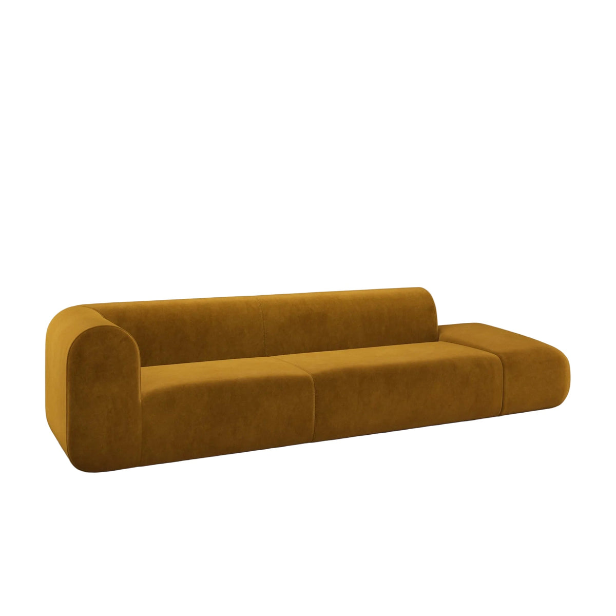 Plump Left Arm Facing Backrest Modular Sofa