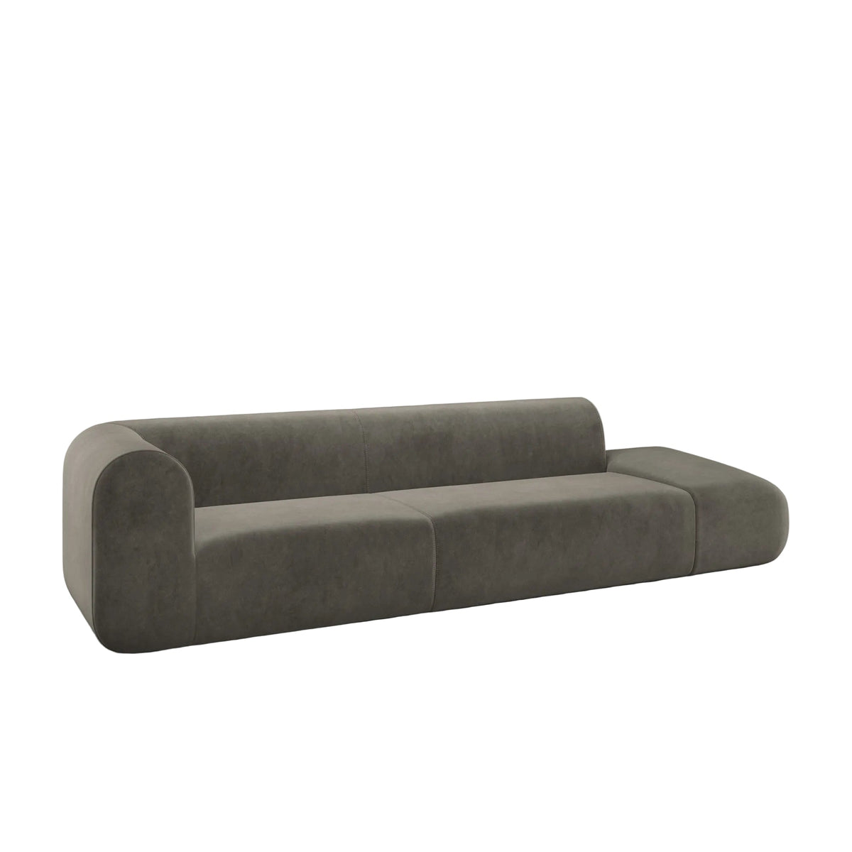 Plump Left Arm Facing Backrest Modular Sofa