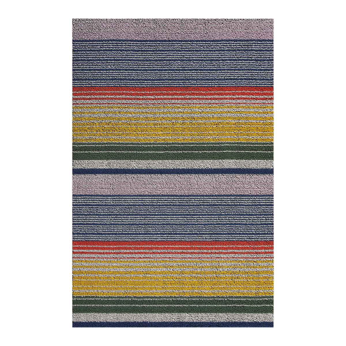 Pop Stripe Shag Mats