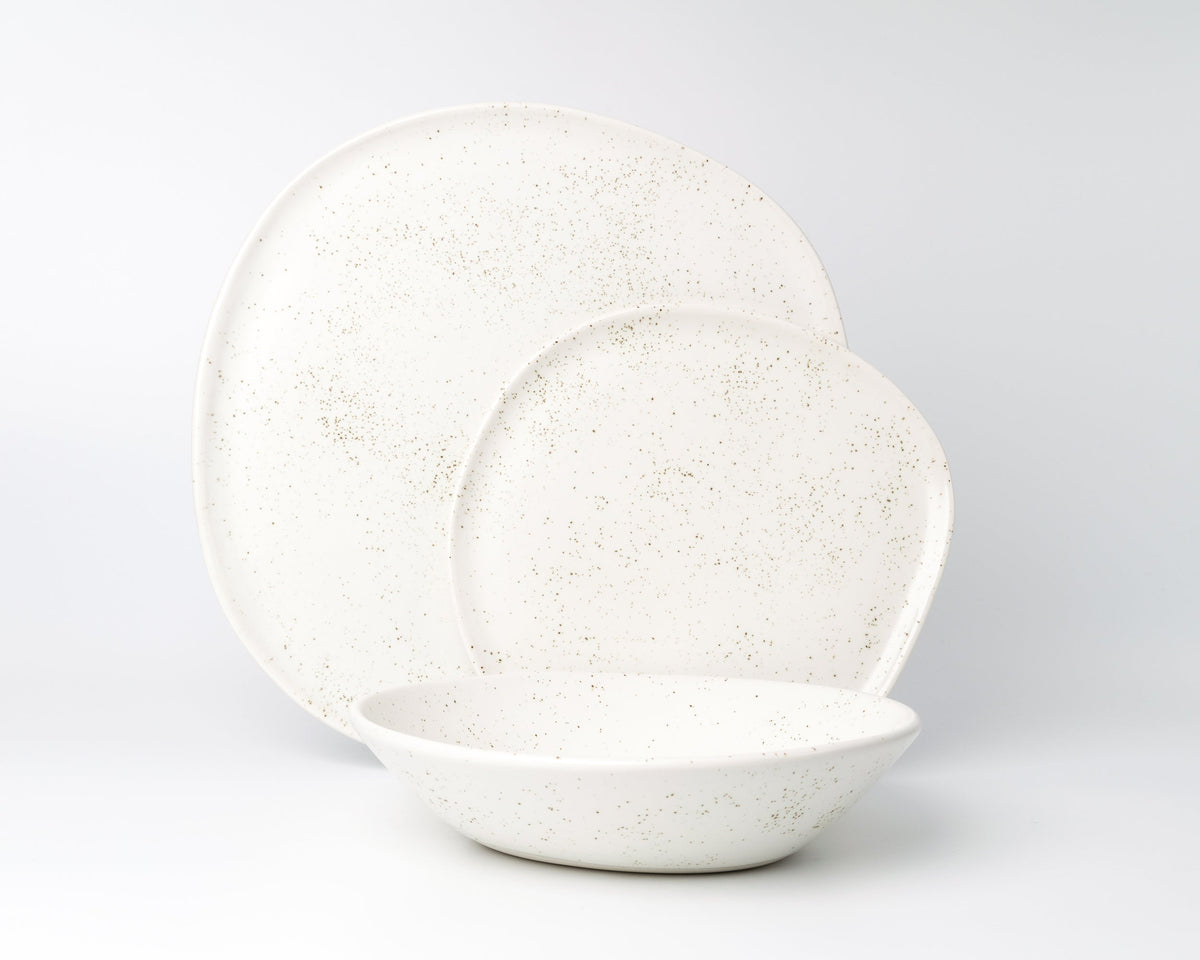 3 Piece Ripple Dinner Setting