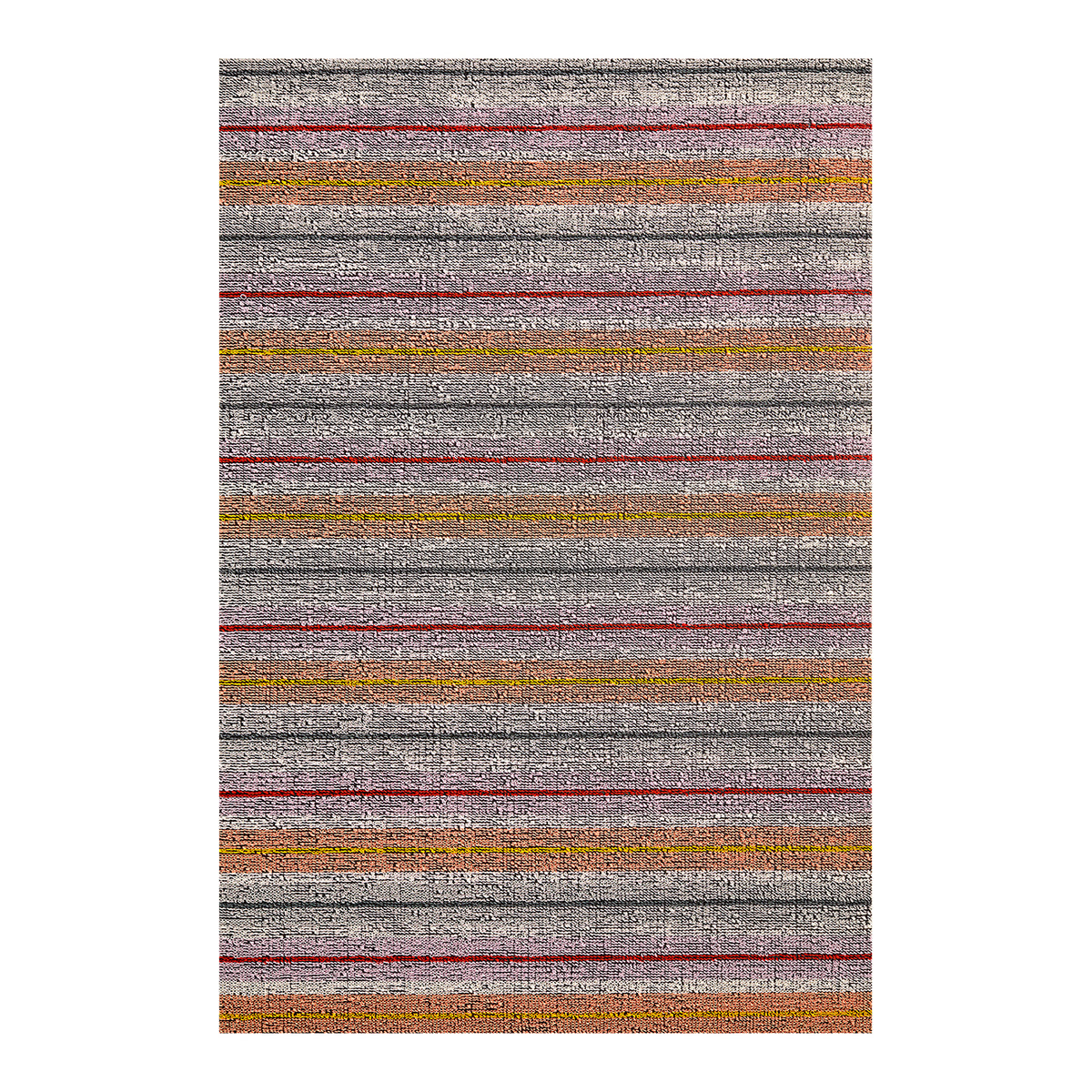Ribbon Stripe Shag Mats