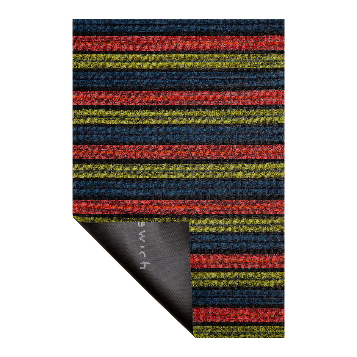Ribbon Stripe Shag Mats