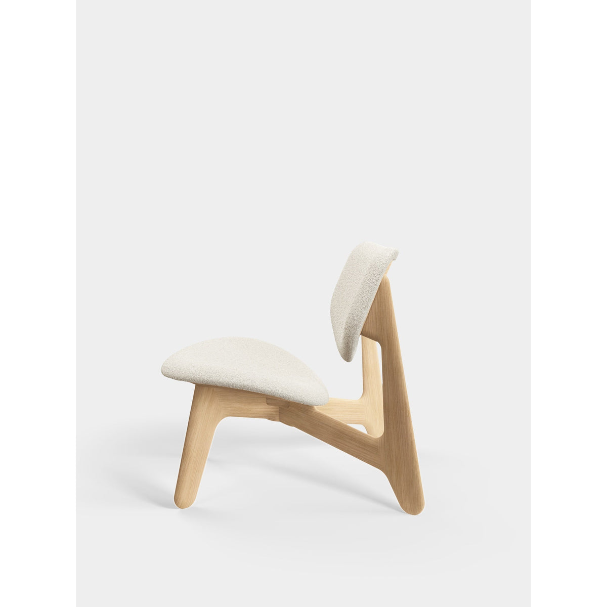 Slab Natural Wood Lounge Chair