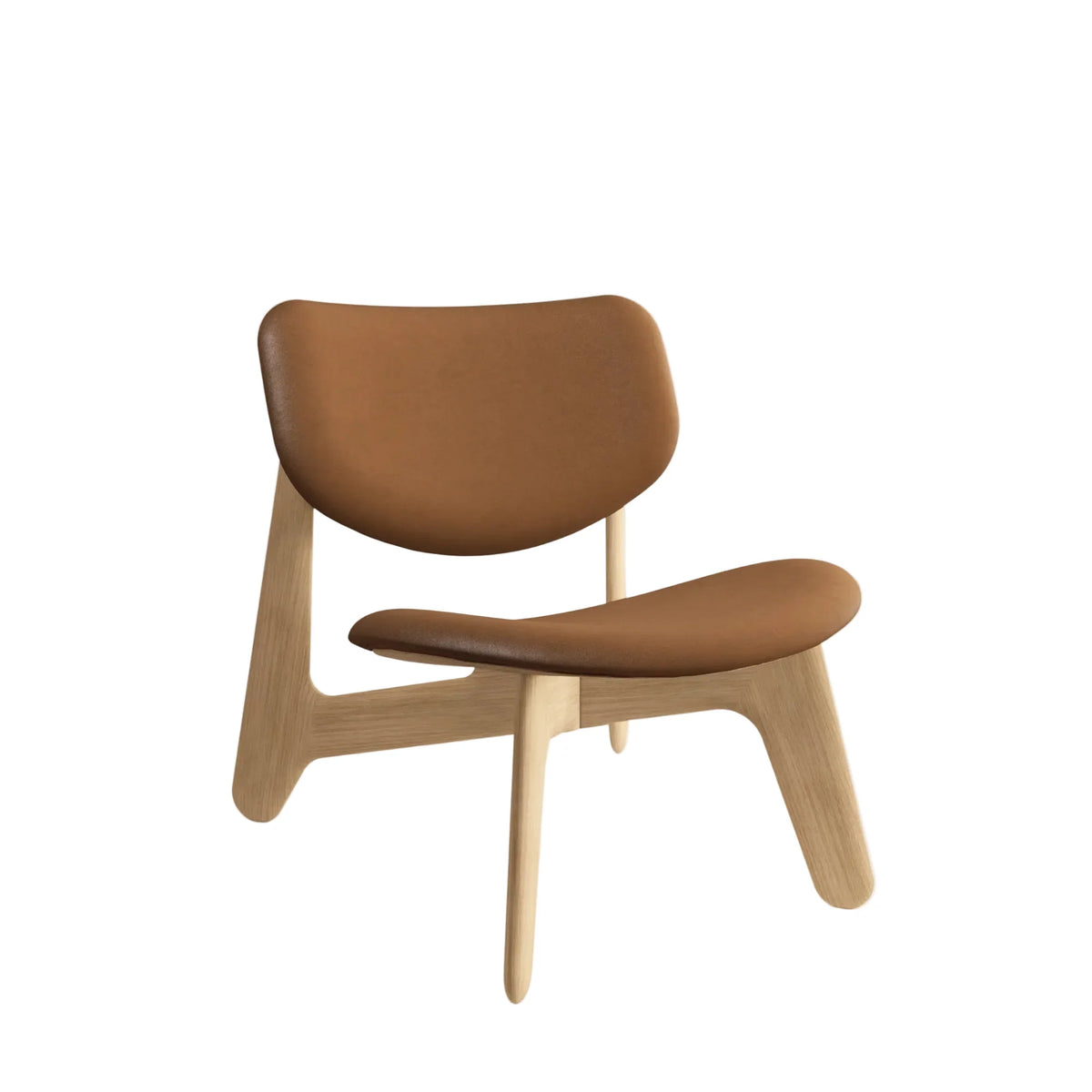 Slab Natural Wood Lounge Chair