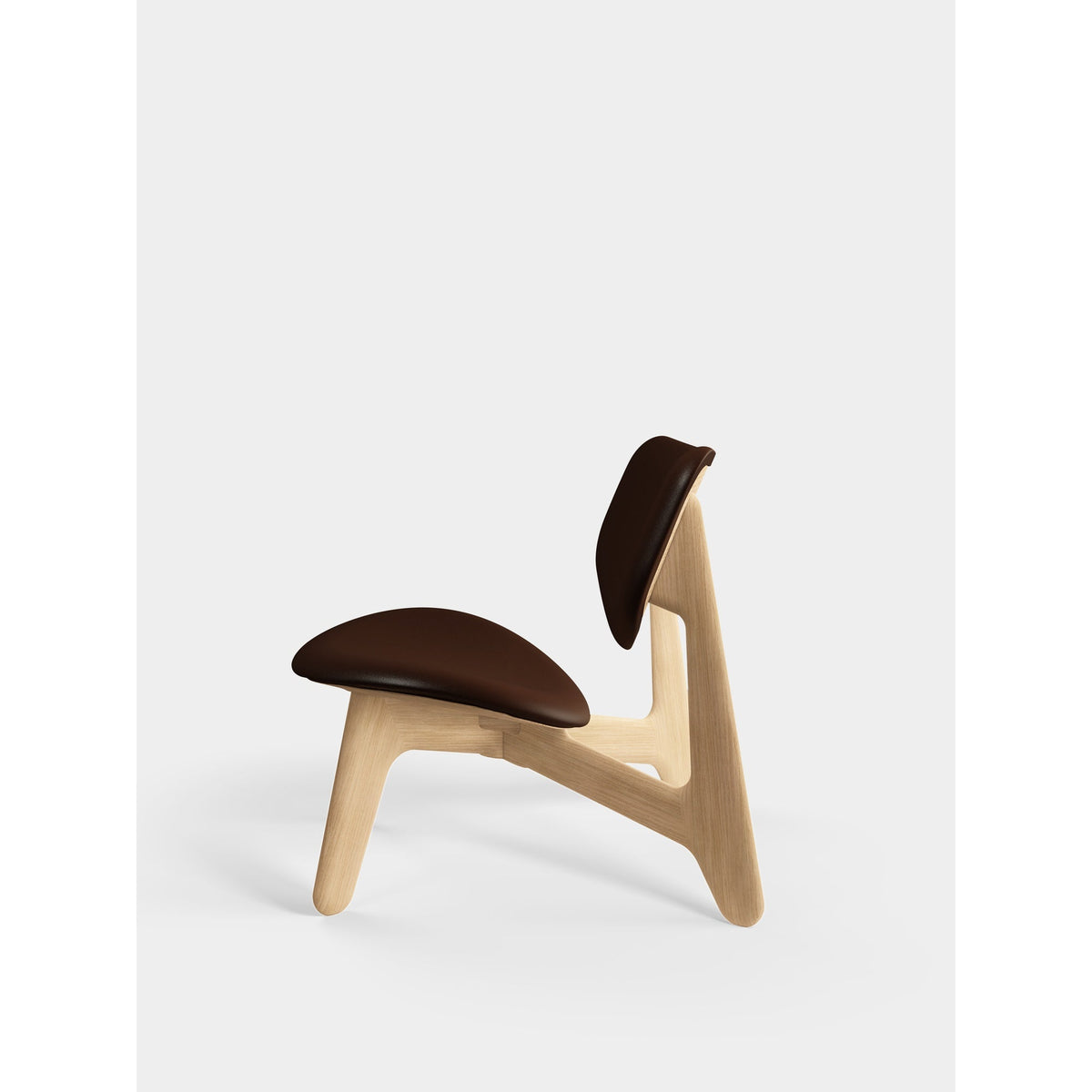 Slab Natural Wood Lounge Chair