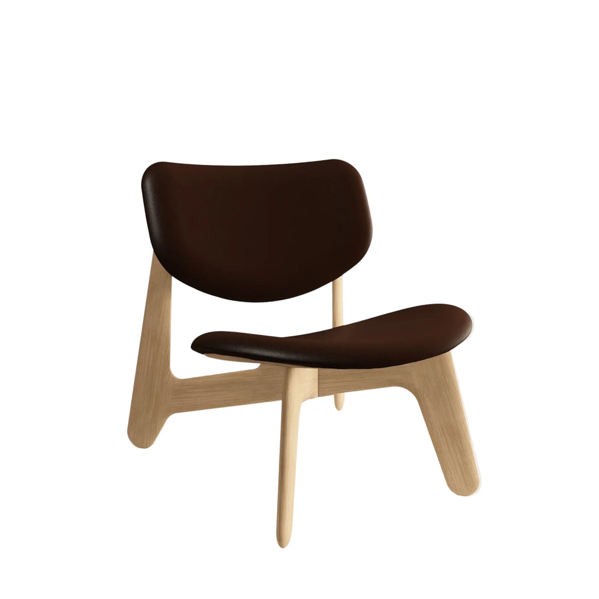 Slab Natural Wood Lounge Chair