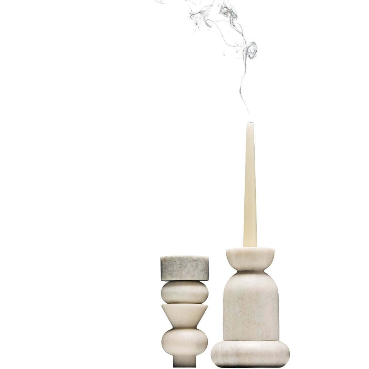 Stone Stacking Candleholder
