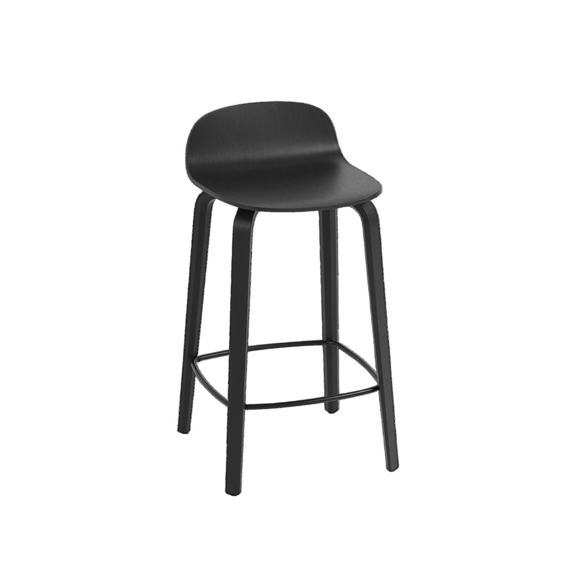 Visu Counter Stool Wood Base
