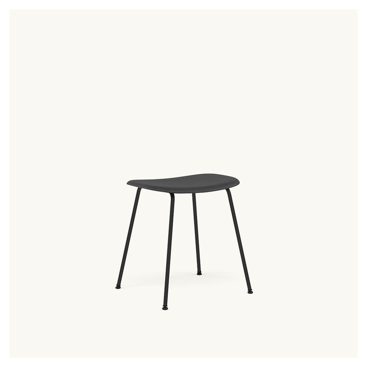 Fiber Stool with Tube Base