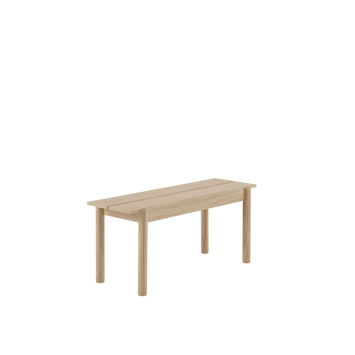 Linear Wood Bench