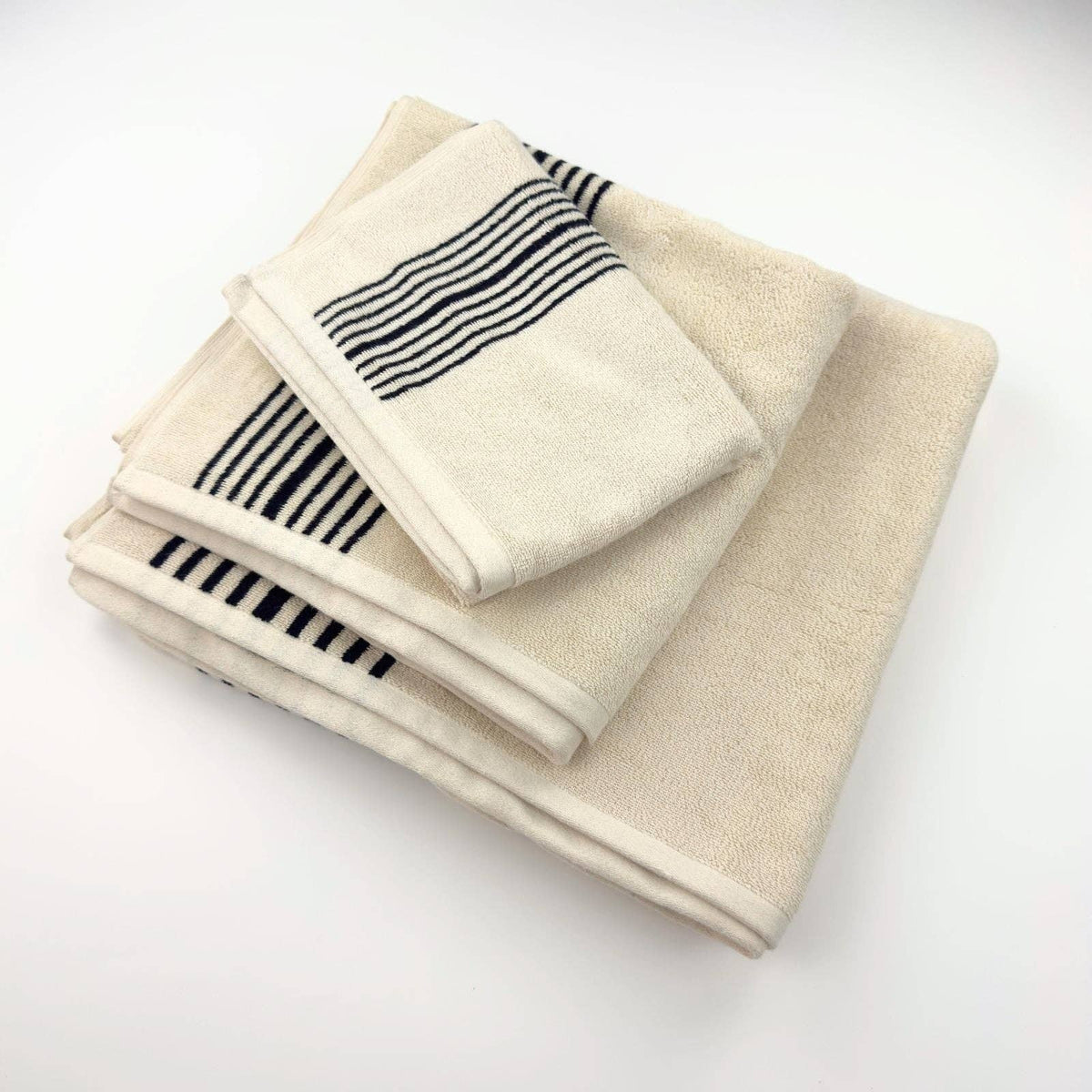 Melika Turkish Cotton Striped Terry Towel