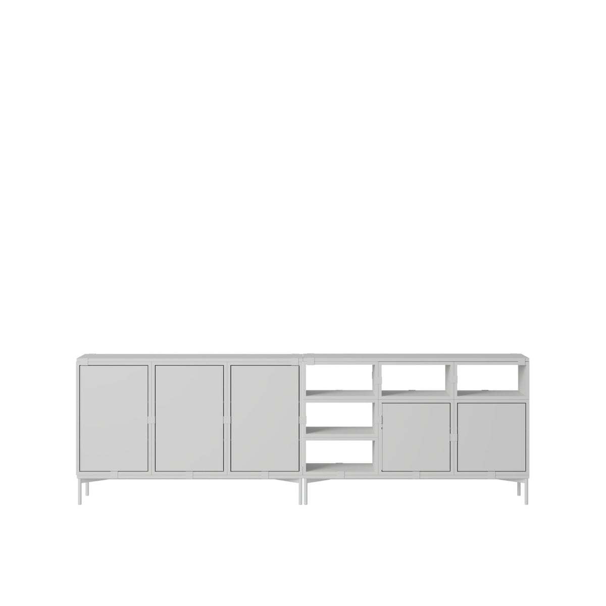 Stacked Storage System Sideboard