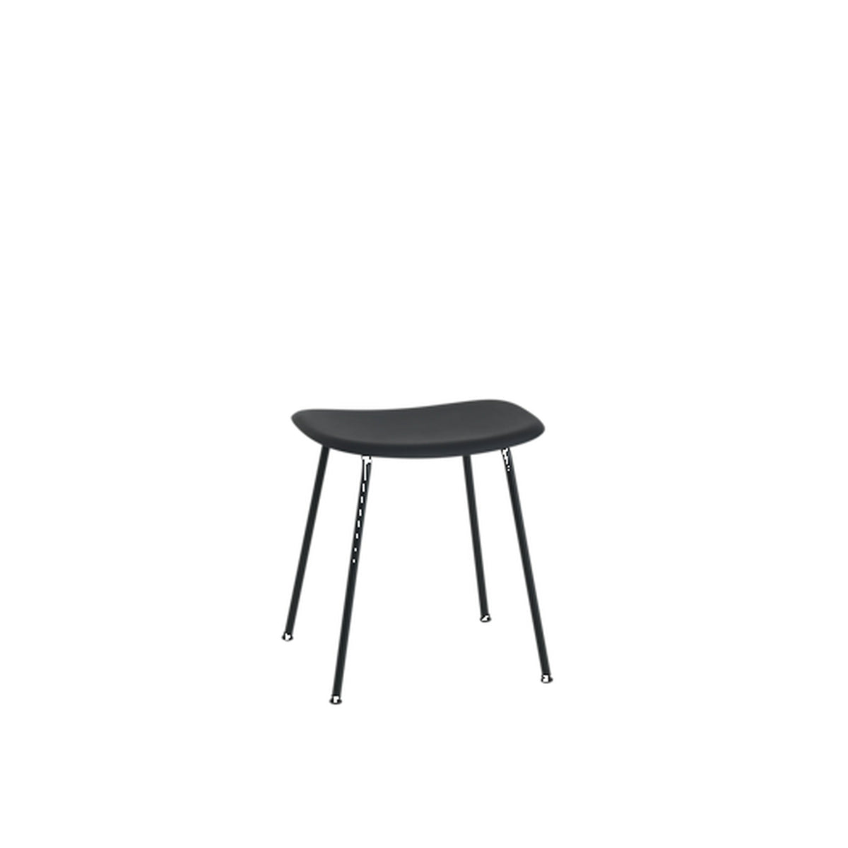 Fiber Stool with Tube Base