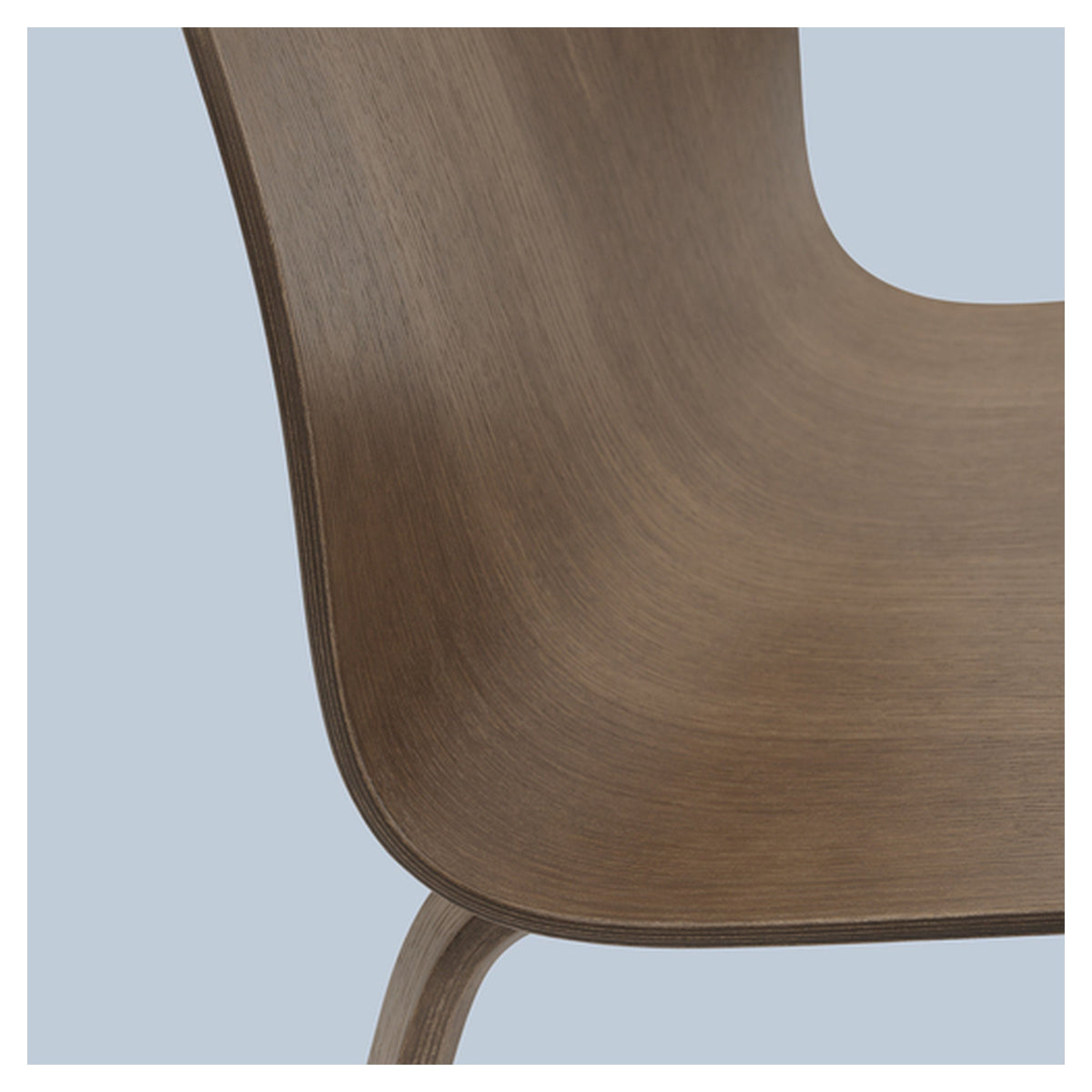 Visu Wide Chair Wood Base