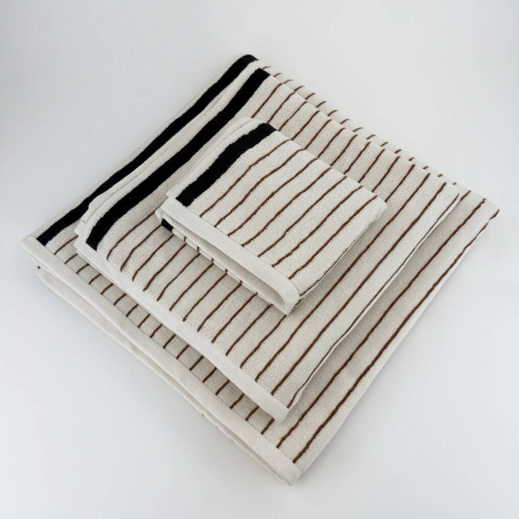 Melika Turkish Cotton Striped Terry Towel