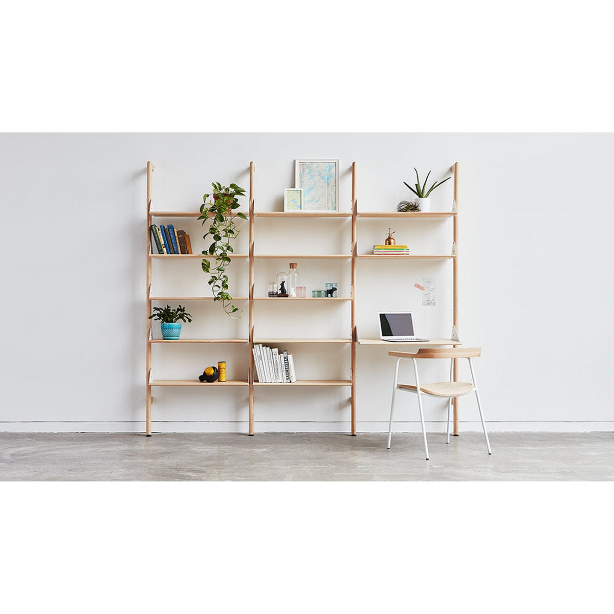 Branch Desk/Shelves Pack (2 Shelves 1 Desk)
