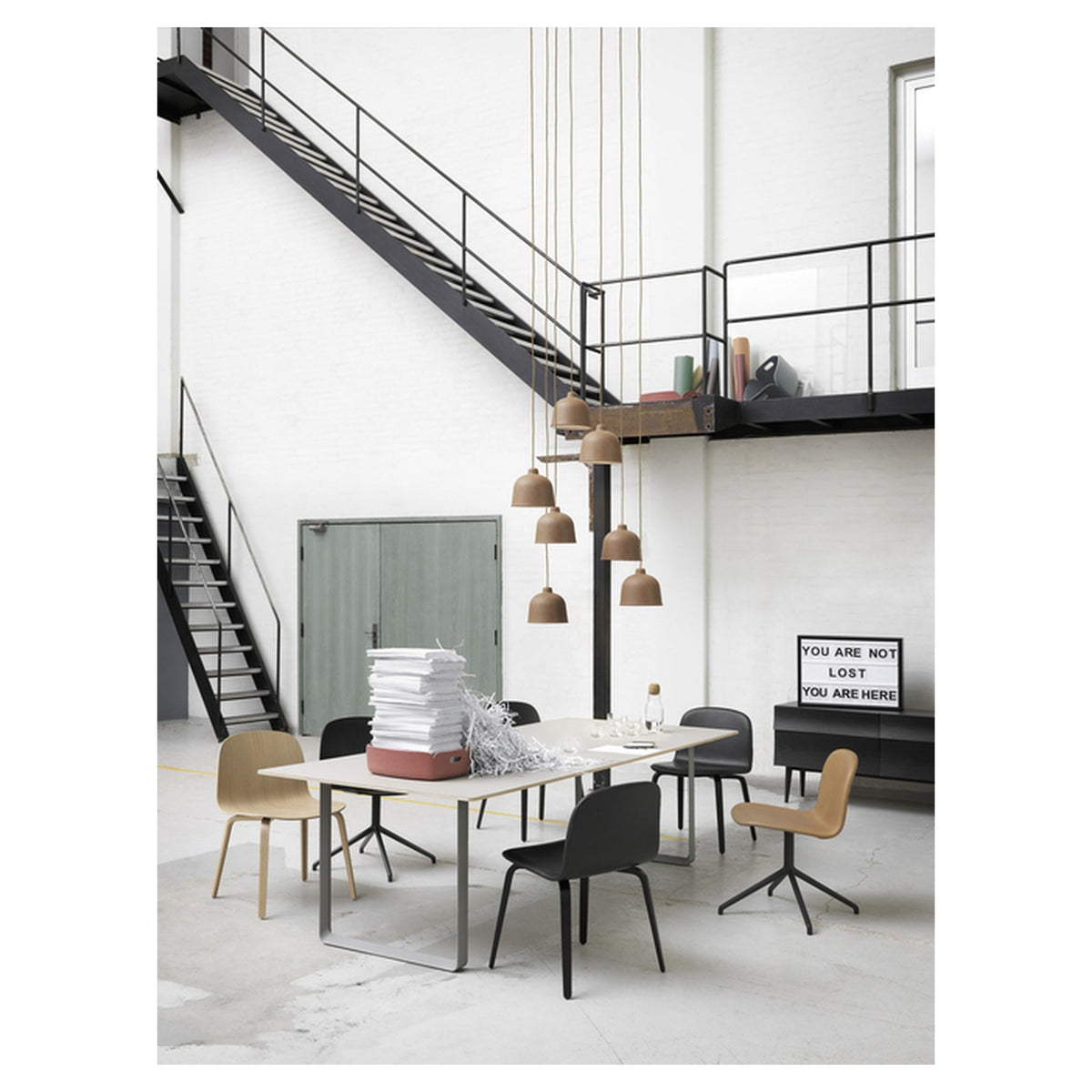 Visu Wide Chair Swivel Base W. Castors