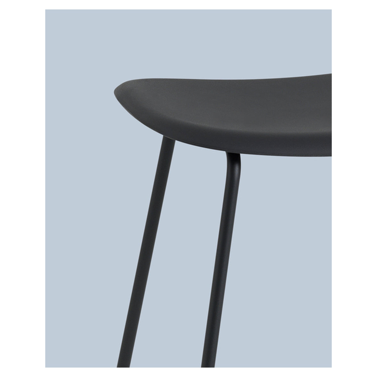 Fiber Stool with Tube Base