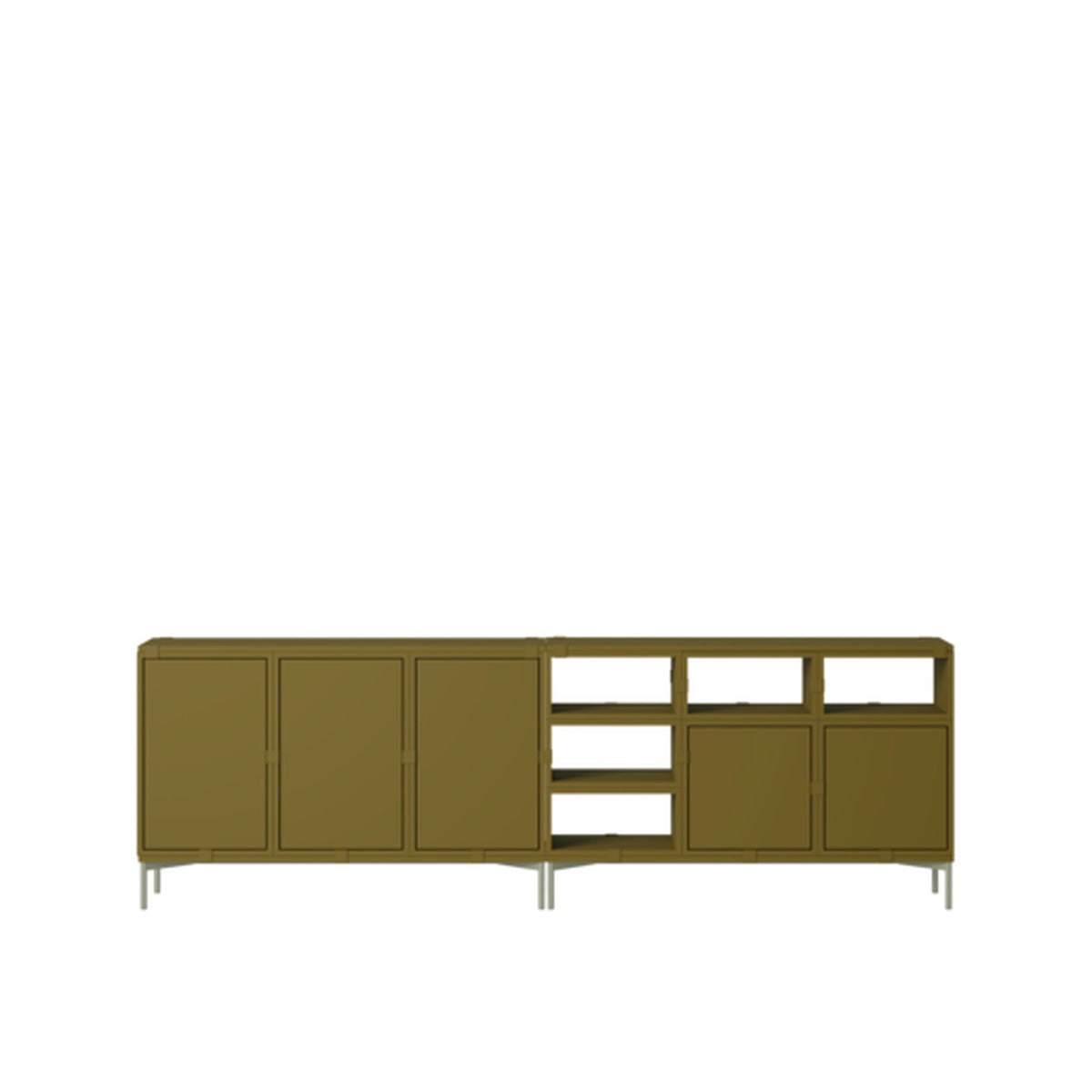 Stacked Storage System Sideboard