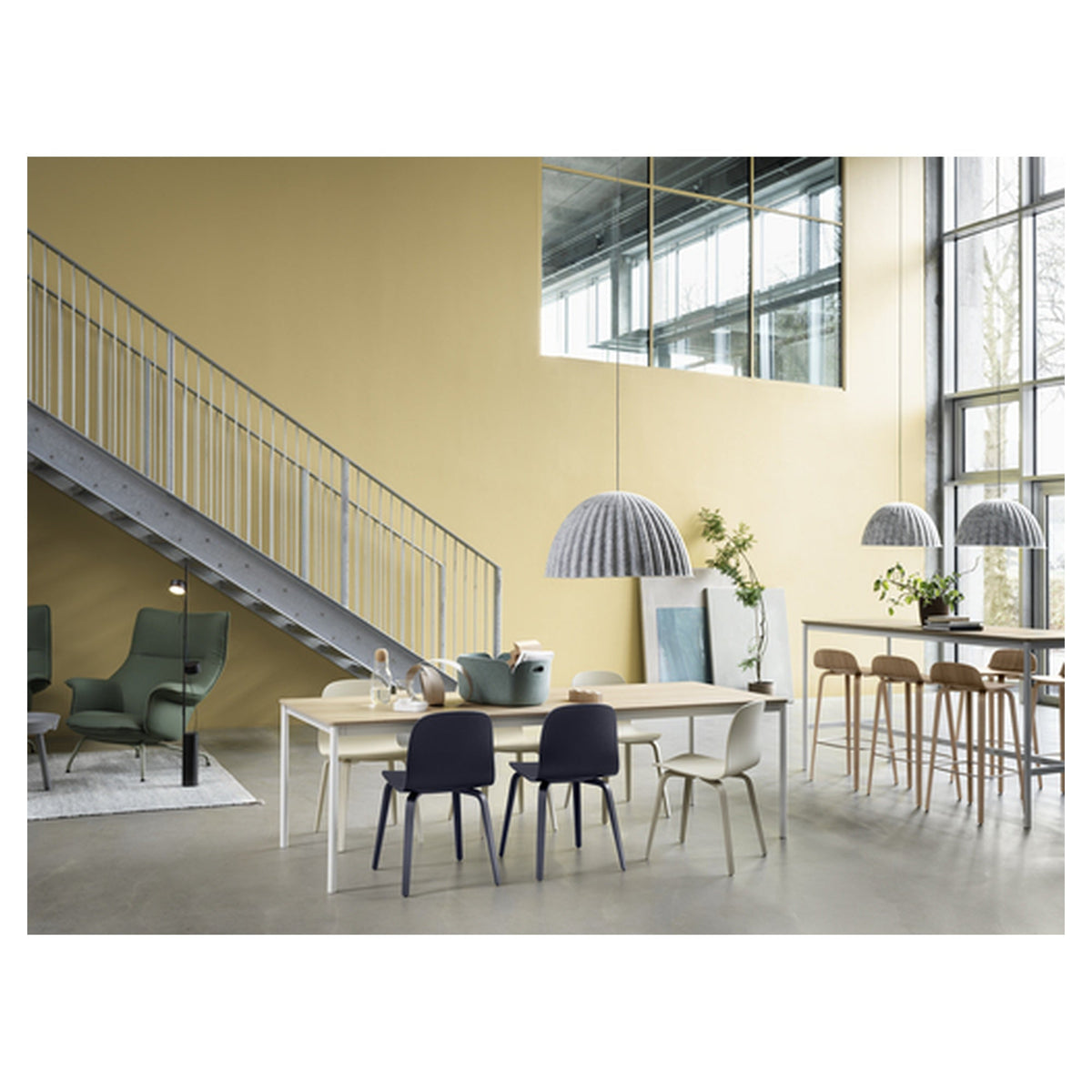 Visu Bar Stool Wood Base