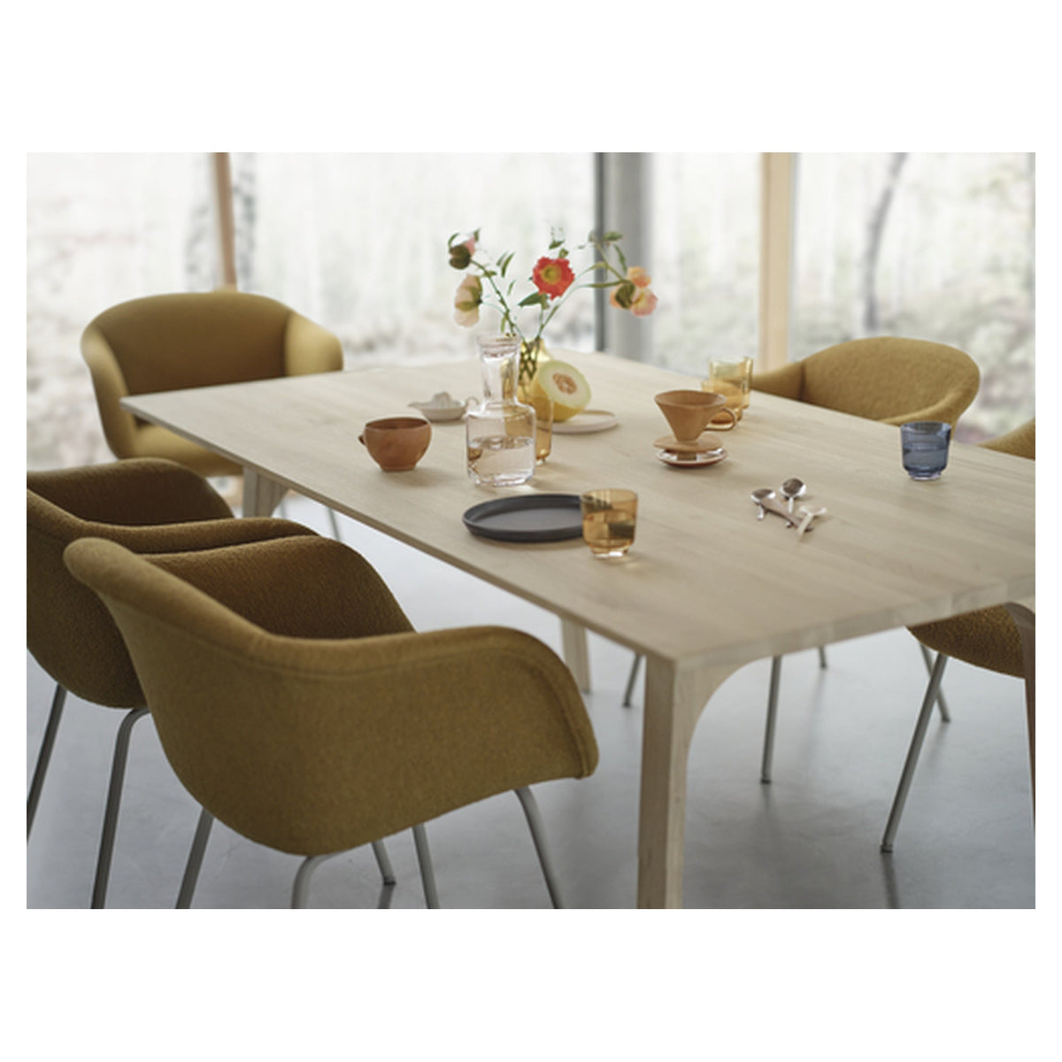 Fiber Soft Armchair Tube Base