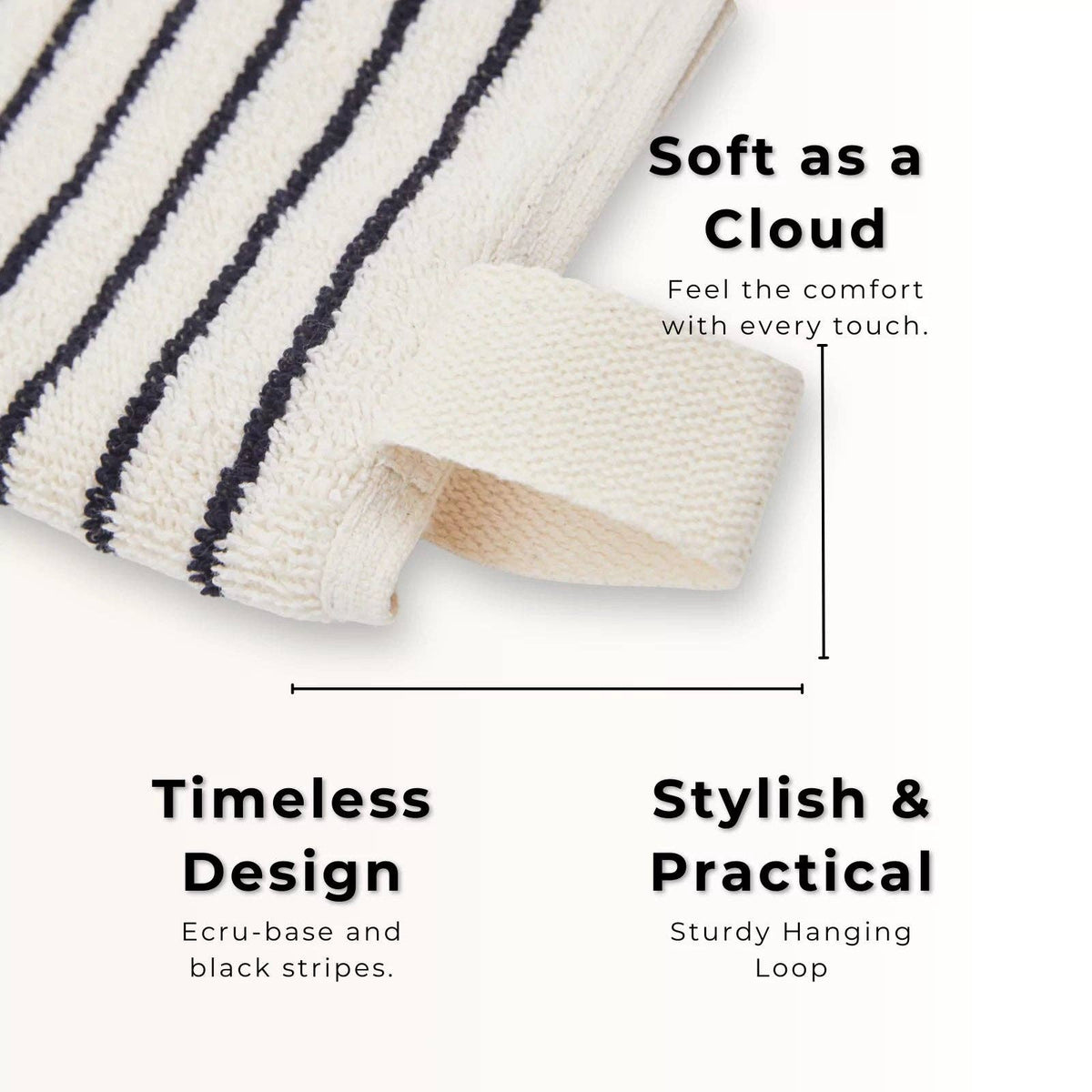 Melika Turkish Cotton Striped Terry Towel