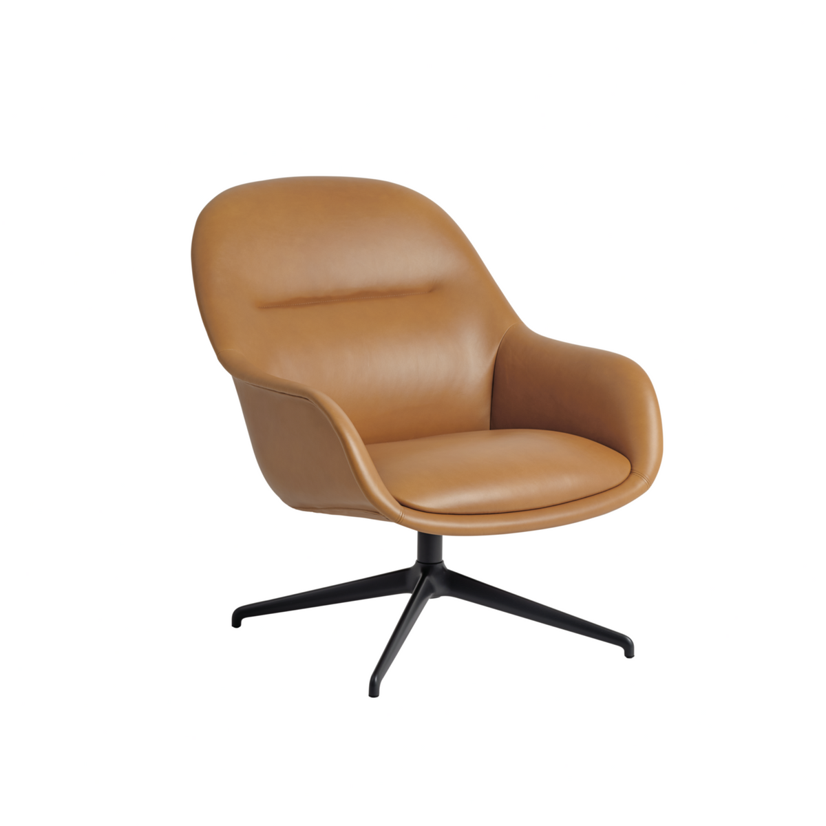Fiber Lounge Armchair Swivel Base