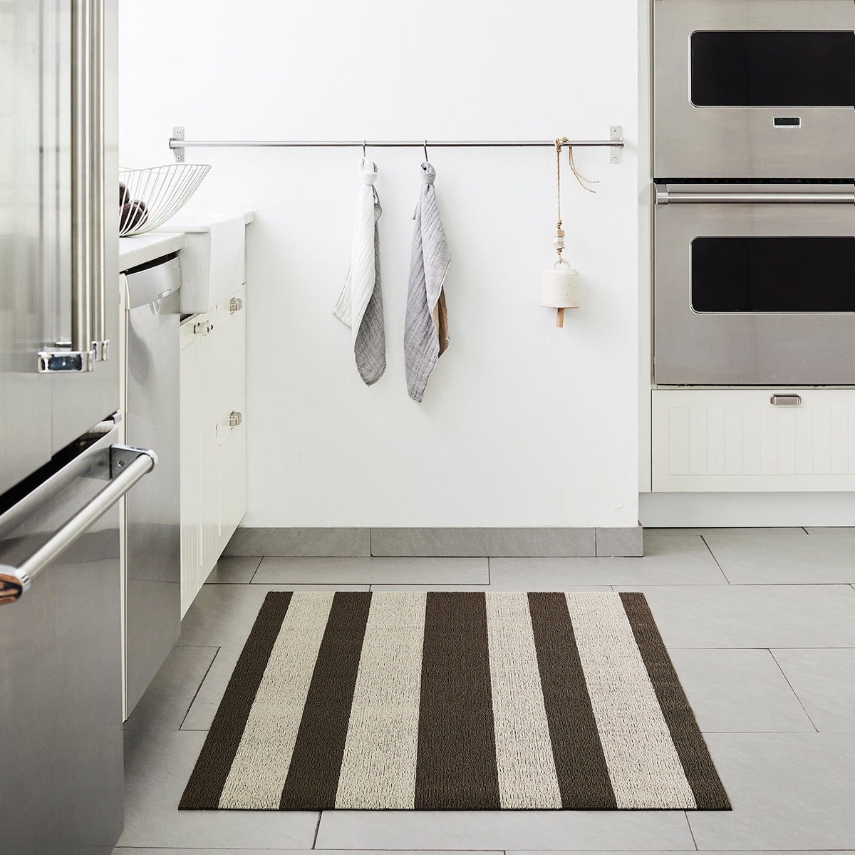 Bold Stripe Shag Mats