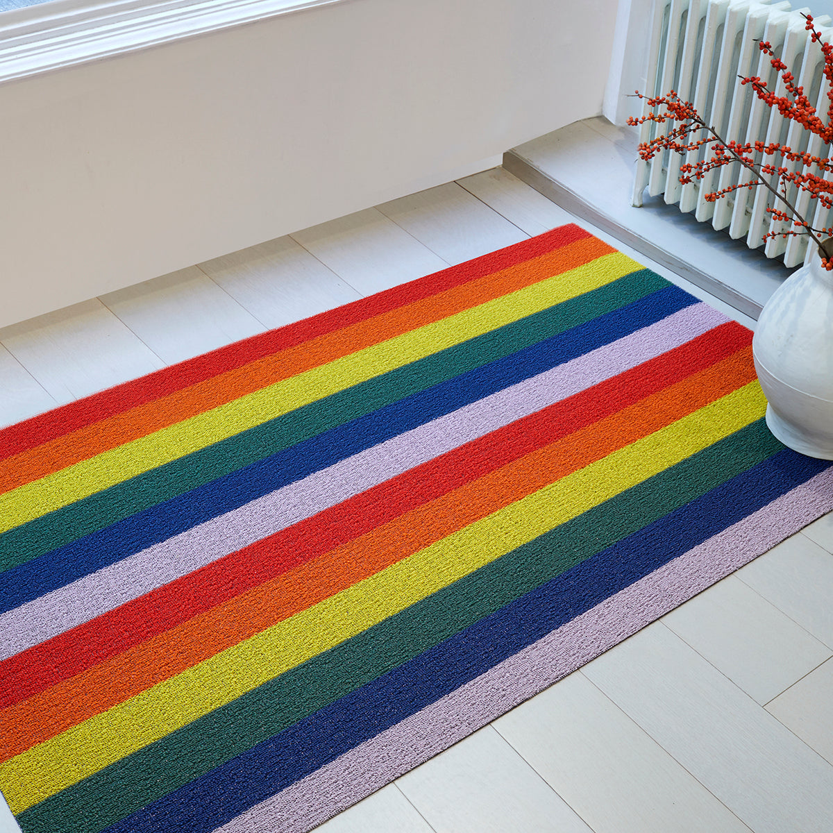 Pride Stripe Shag Mats