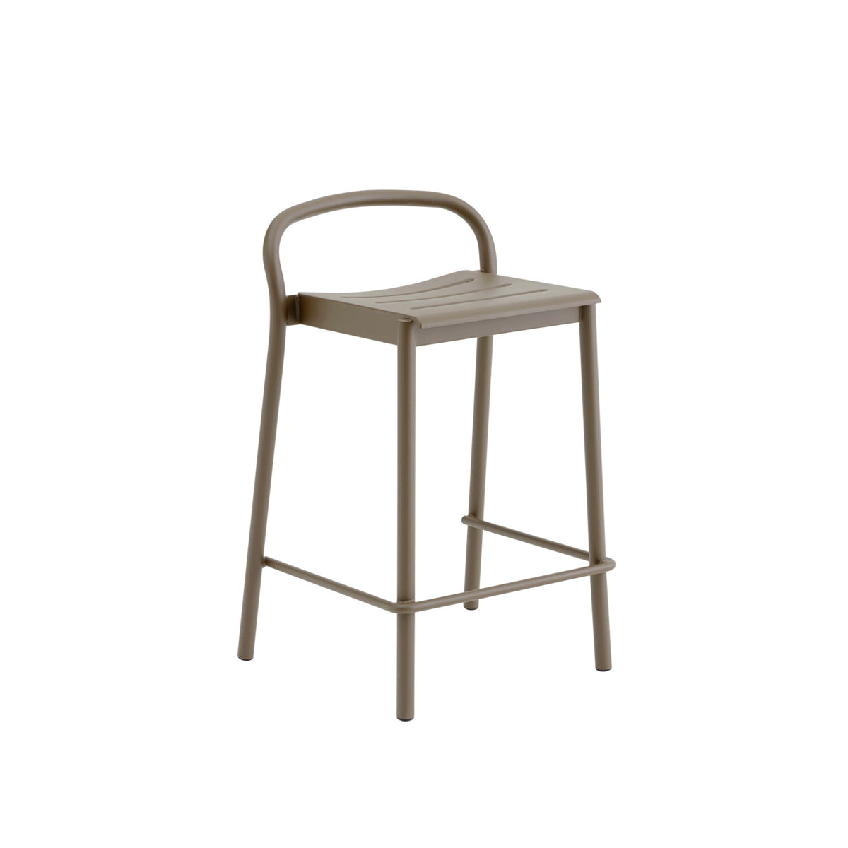 Linear Steel Counter Stool 65 Cm 25.6