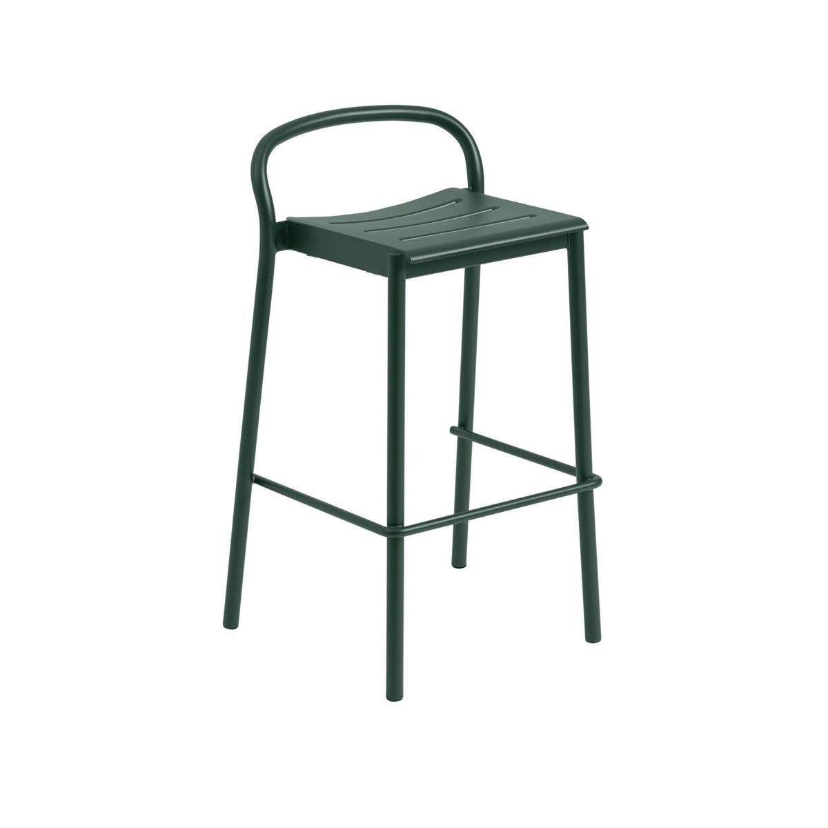 Linear Steel Bar Stool