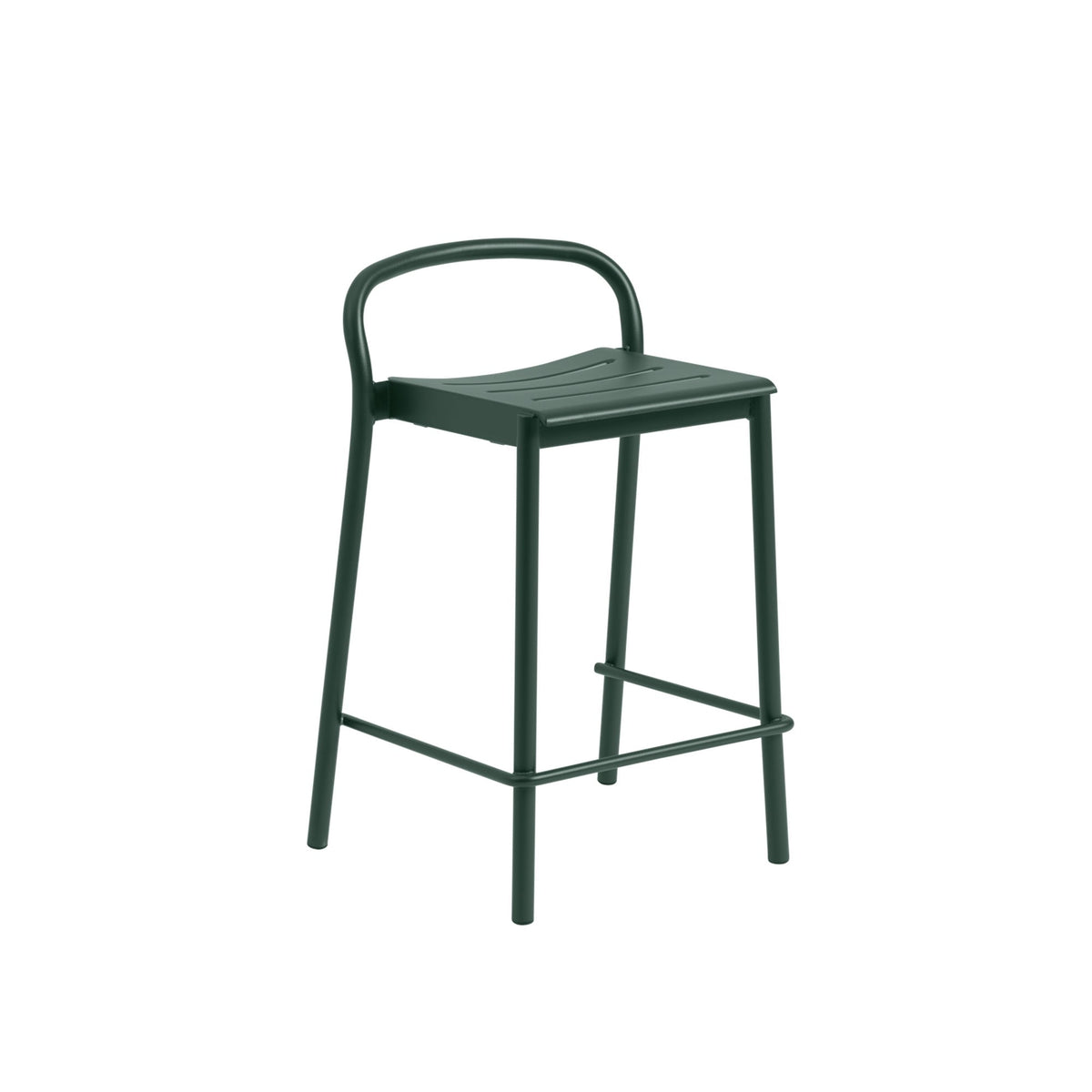 Linear Steel Counter Stool 65 Cm 25.6