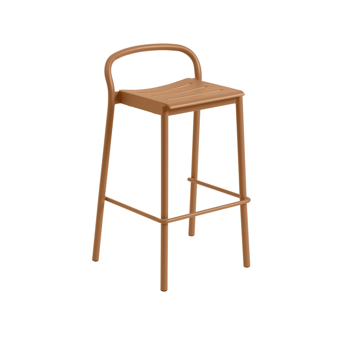 Linear Steel Bar Stool
