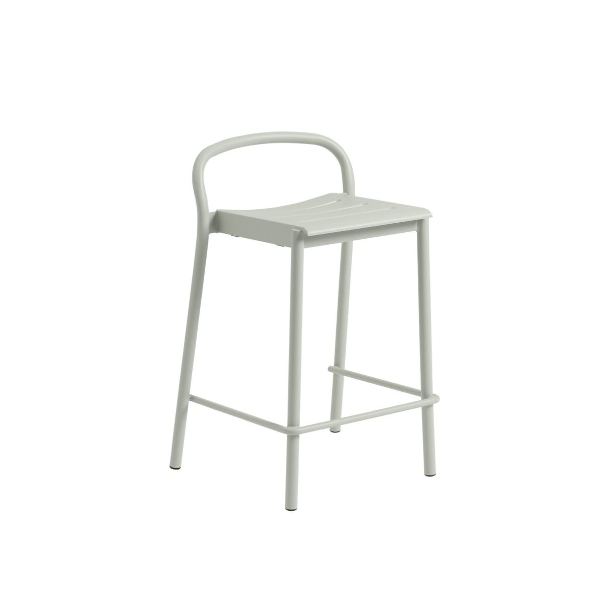 Linear Steel Counter Stool 65 Cm 25.6