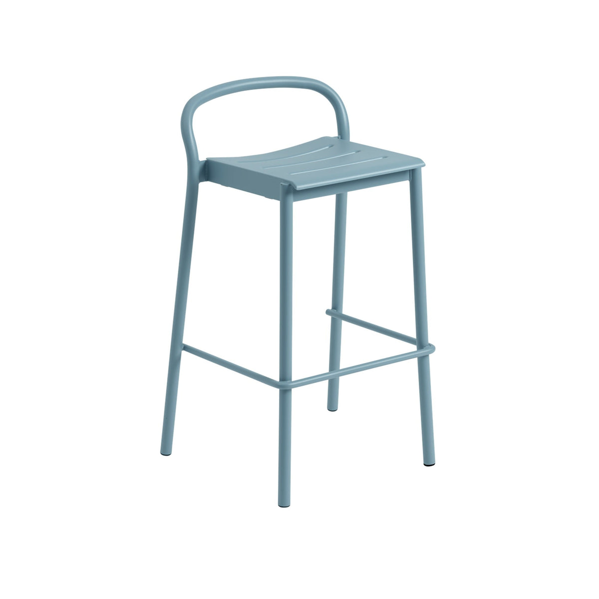 Linear Steel Bar Stool