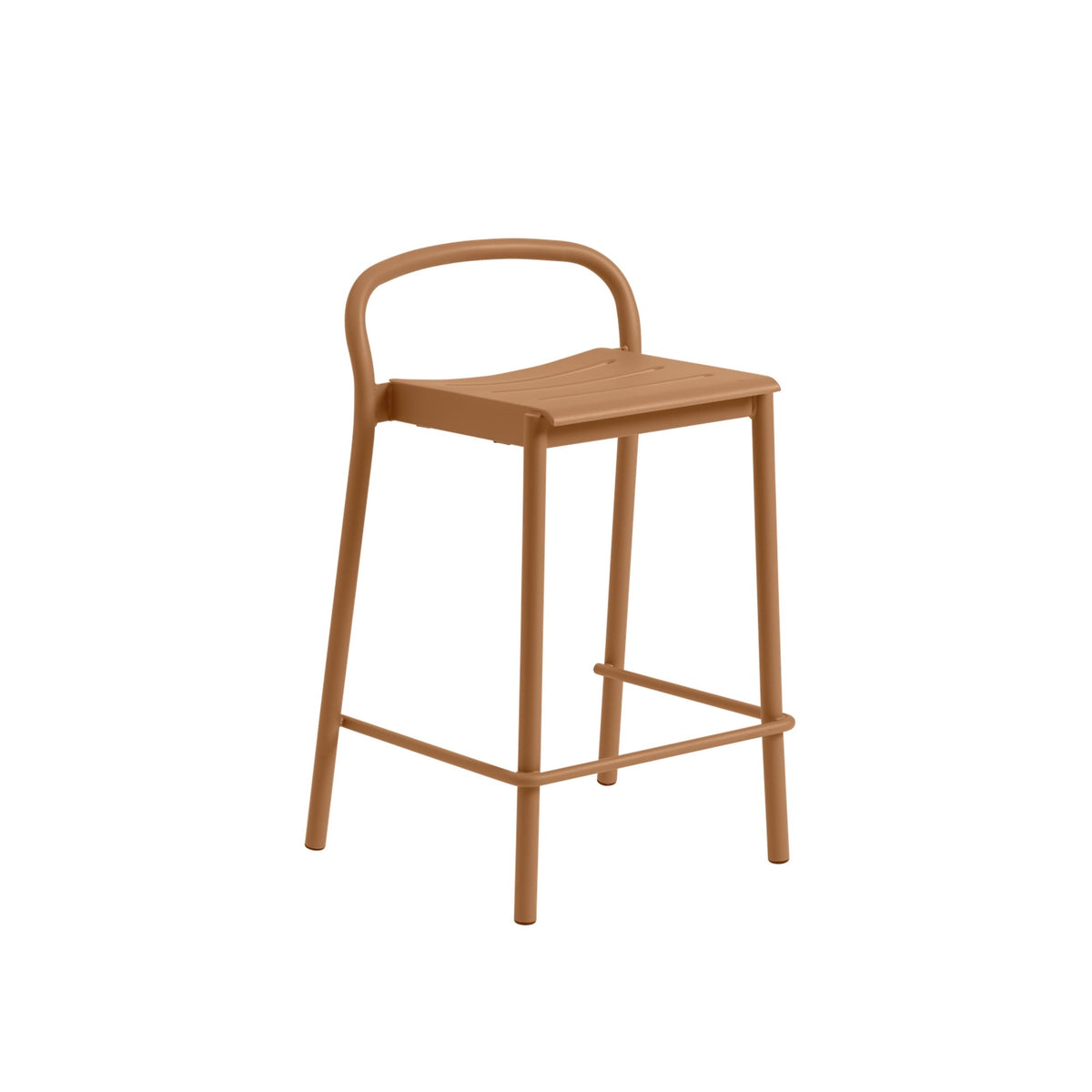 Linear Steel Counter Stool 65 Cm 25.6
