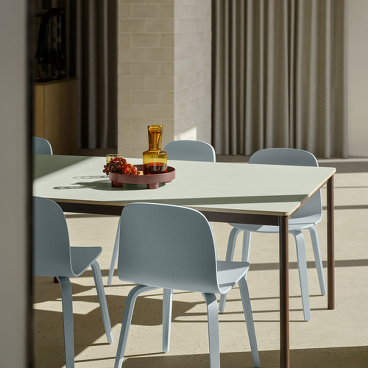 Visu Chair Wood Base by Muuto