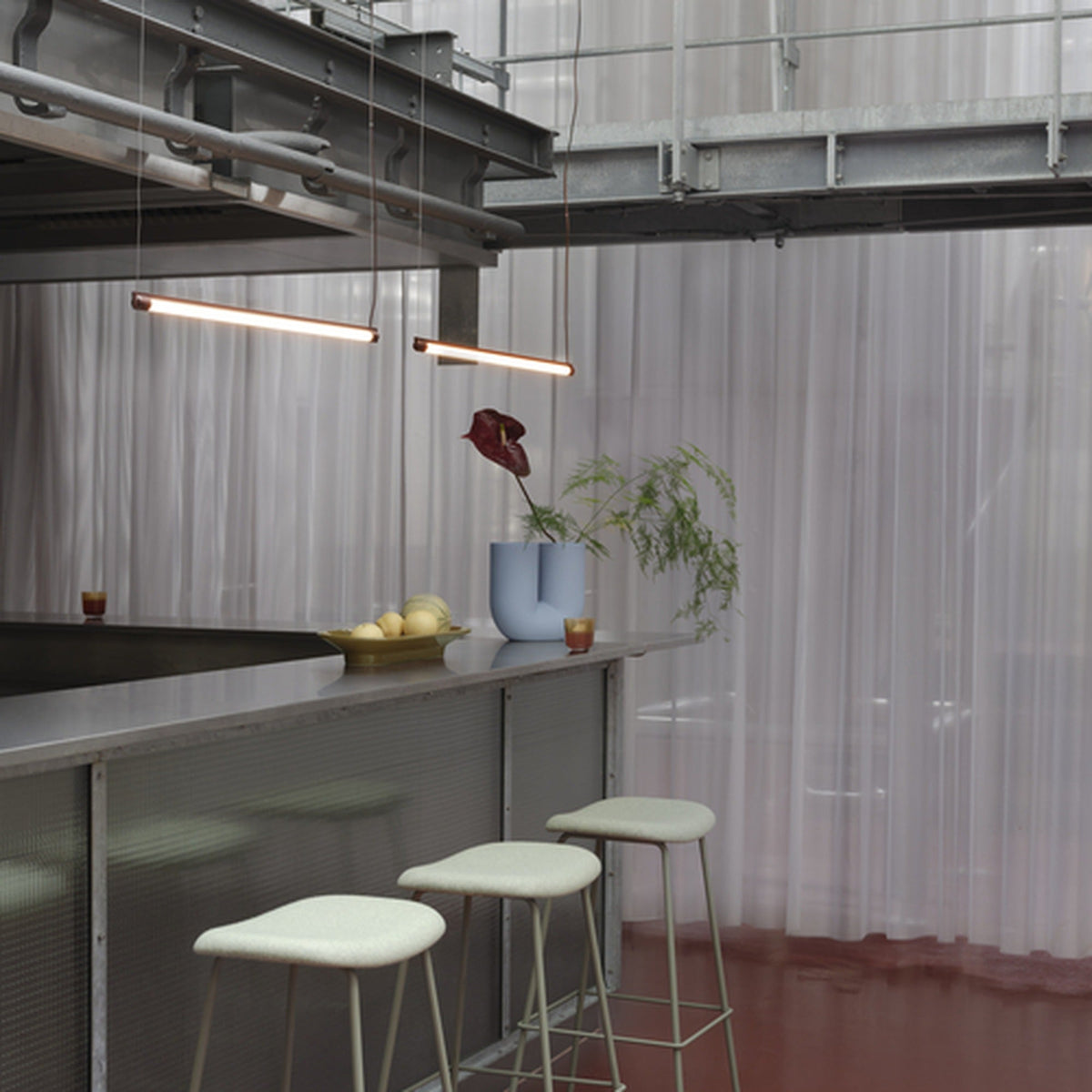 Fiber Bar Stool Tube Base