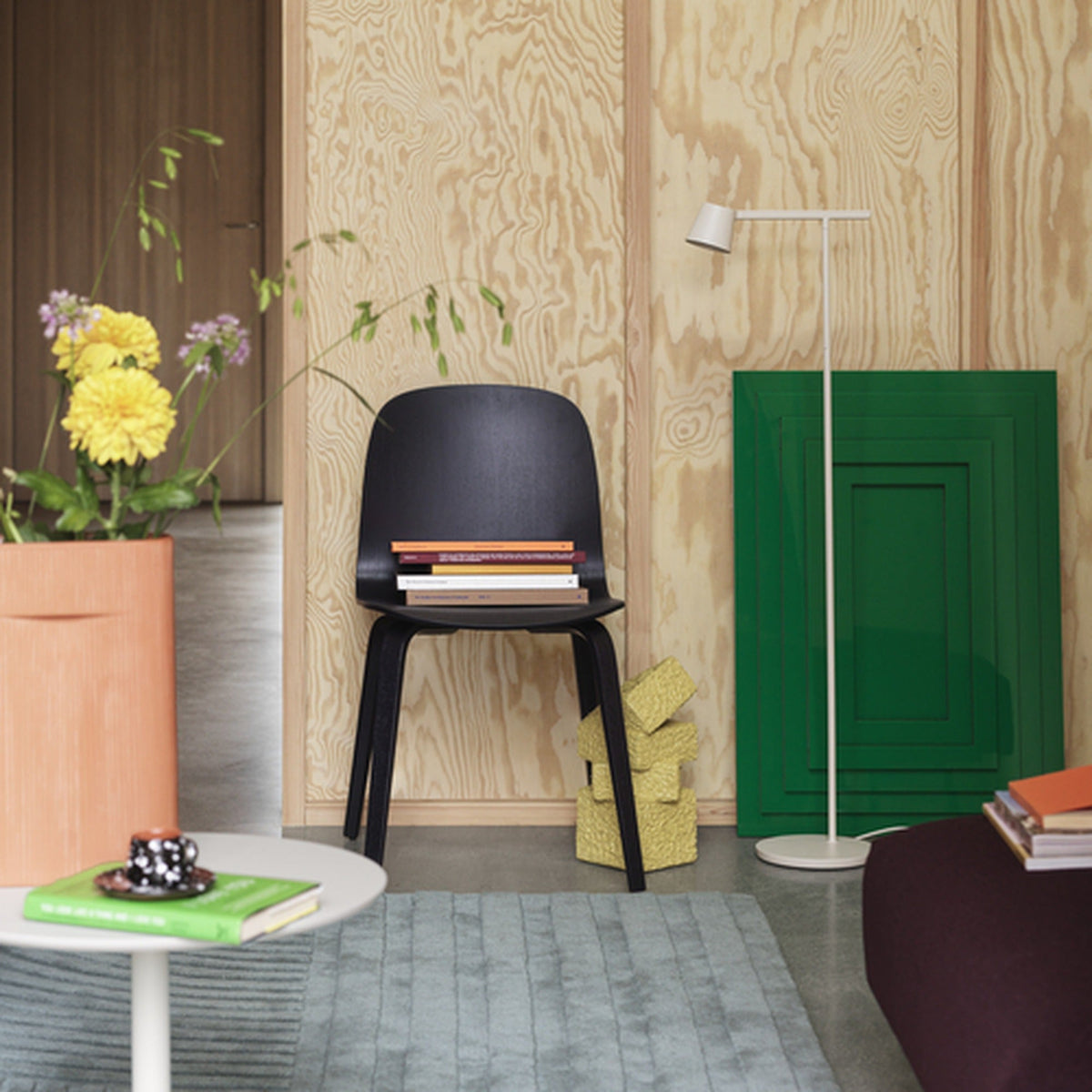 Visu Chair Wood Base by Muuto