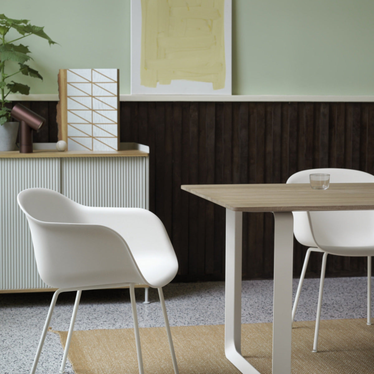 Fiber Armchair Tube Base