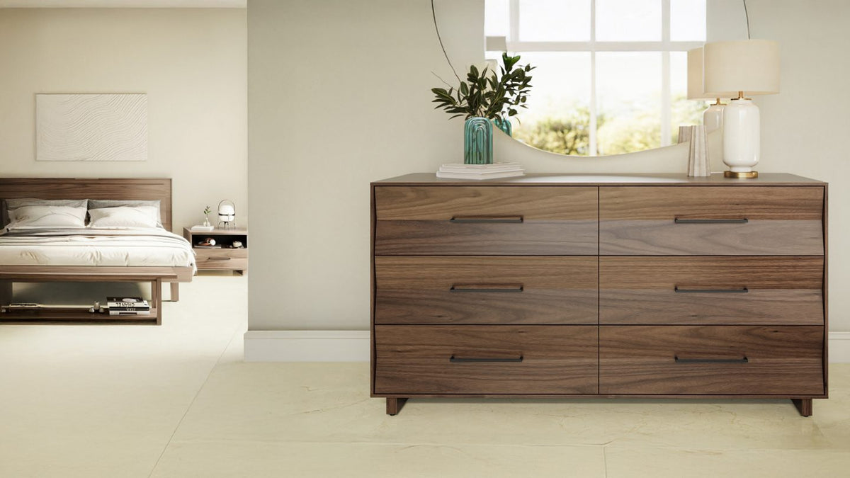 KAVA Bedroom 9686 6-Drawer Dresser