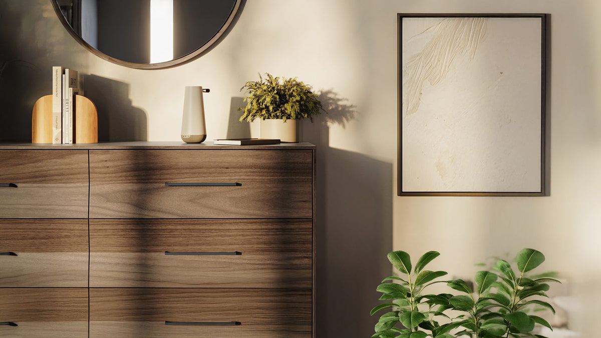 KAVA Bedroom 9686 6-Drawer Dresser