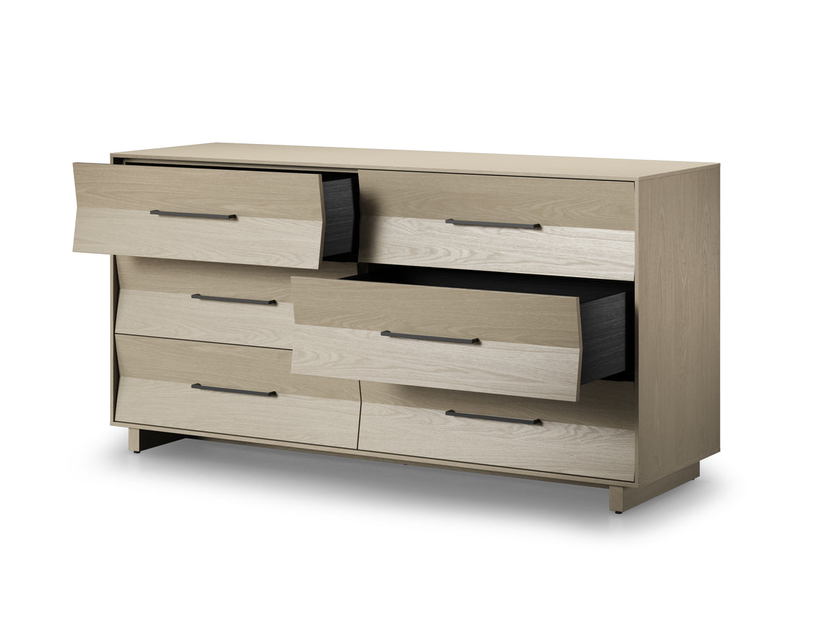 KAVA Bedroom 9686 6-Drawer Dresser