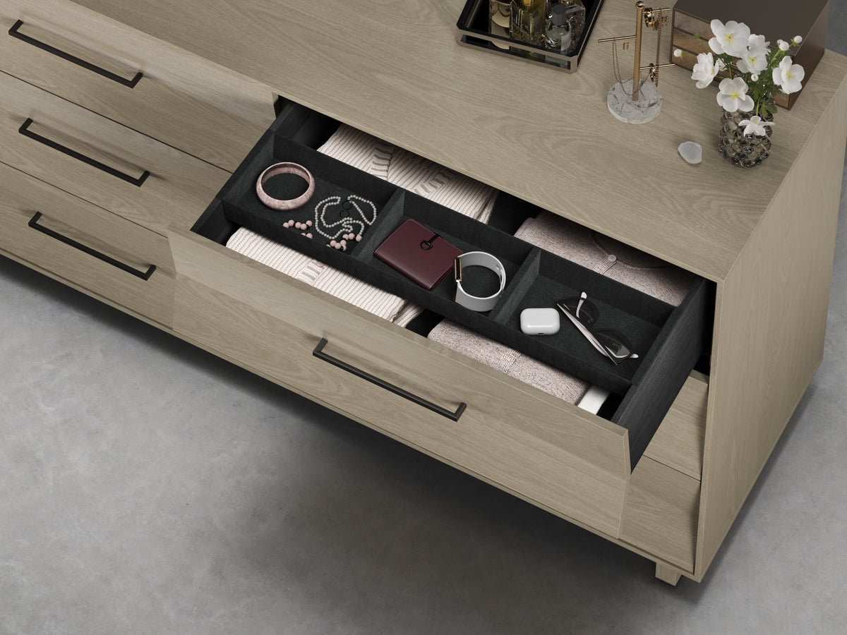 KAVA Bedroom 9686 6-Drawer Dresser