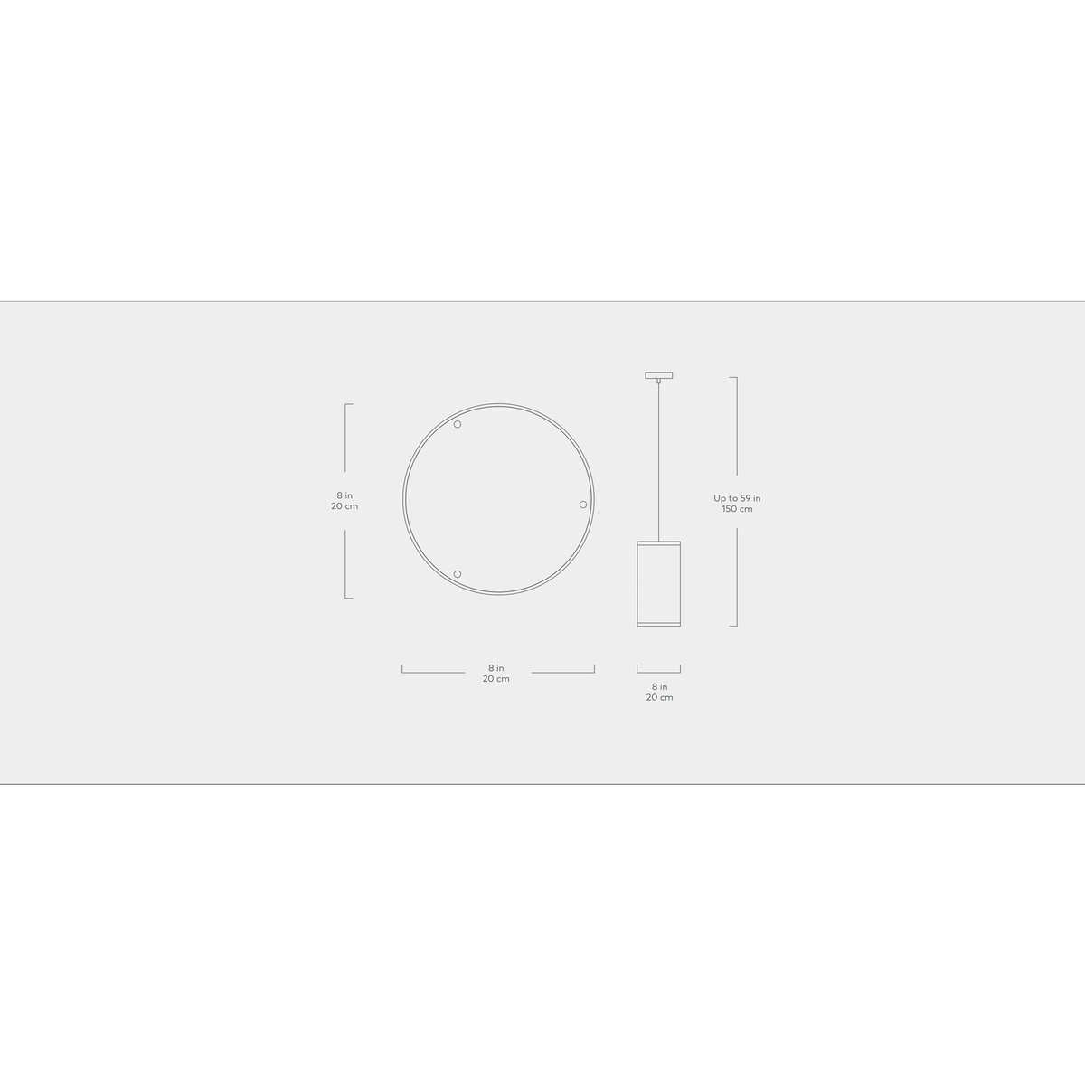 Milton Small Pendant Light