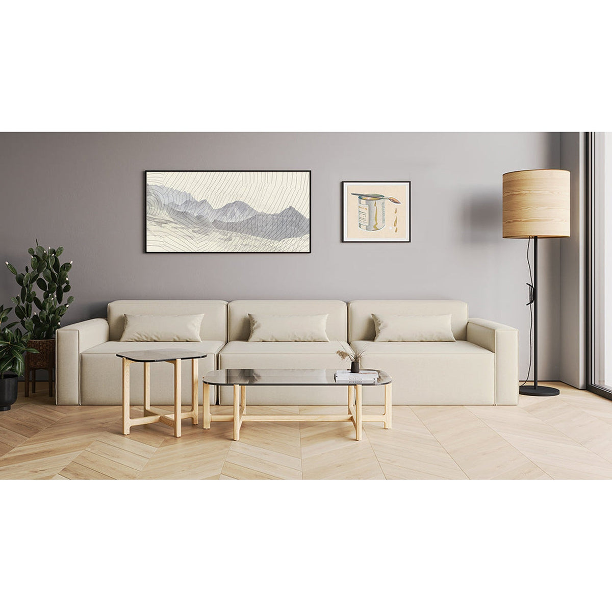 Mix Modular 3-PC Sofa