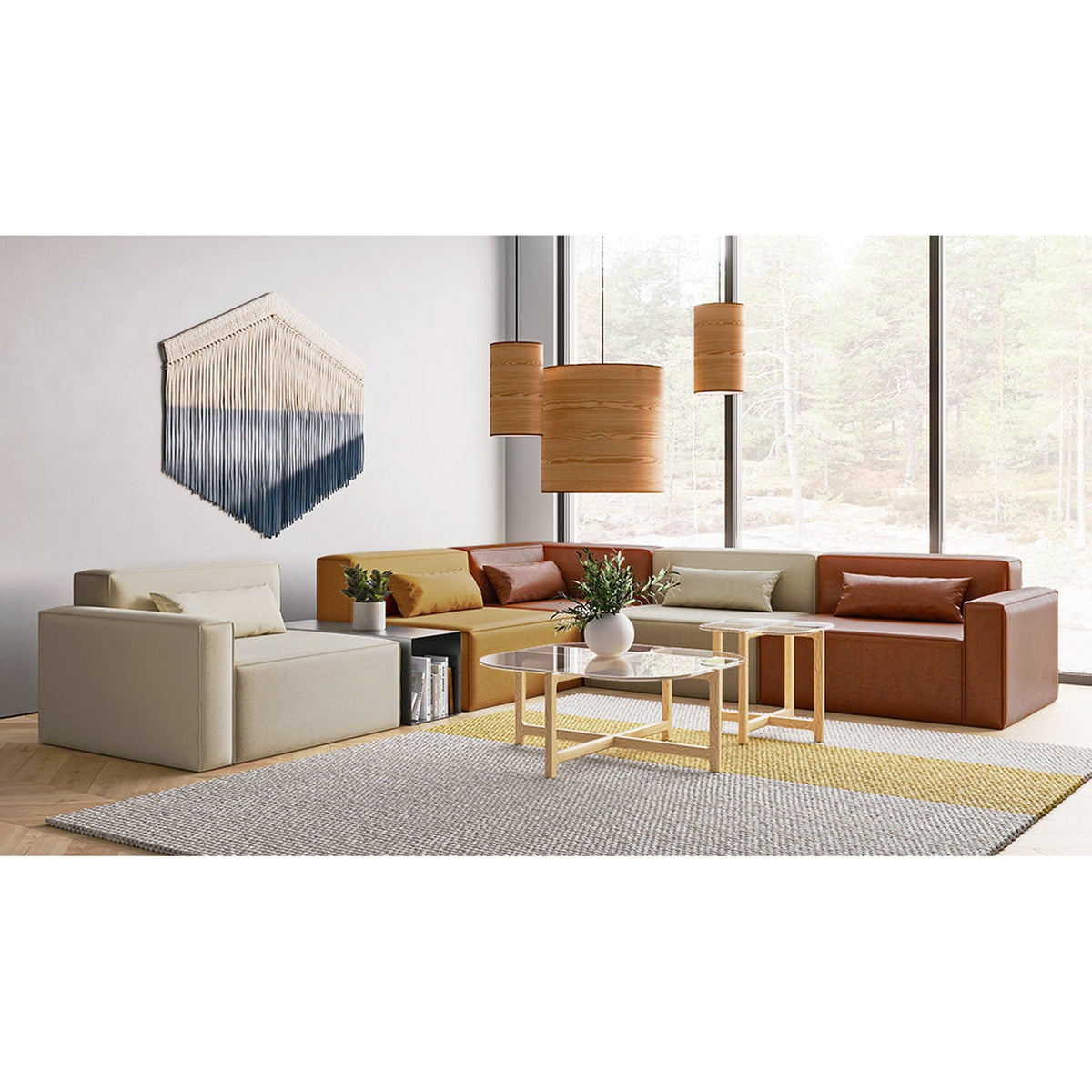 Mix Modular 5-PC Sectional
