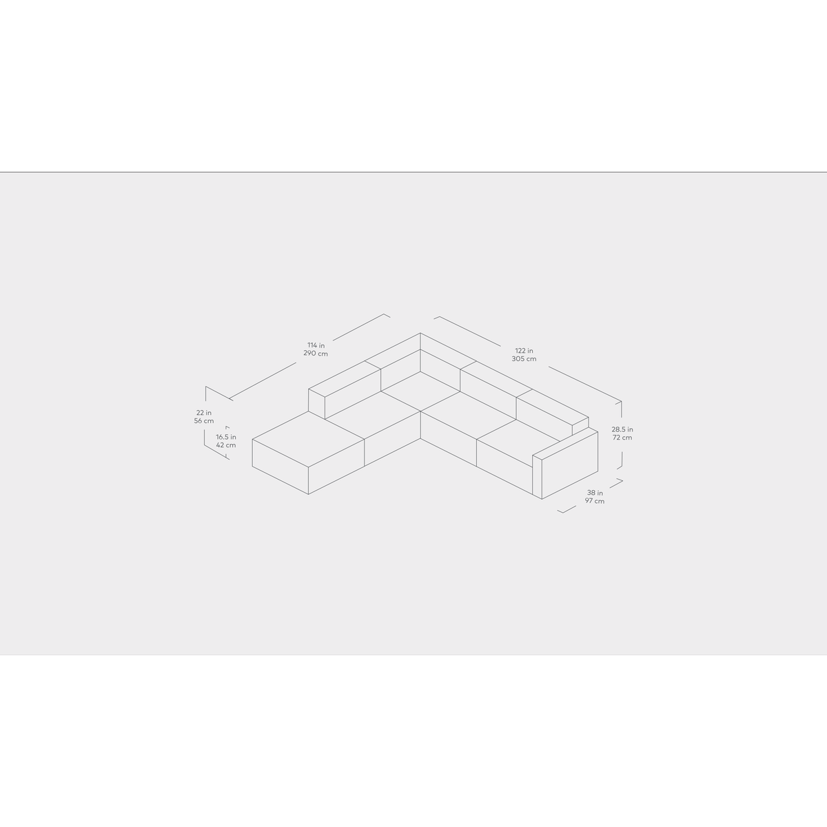Mix Modular 5-PC Sectional