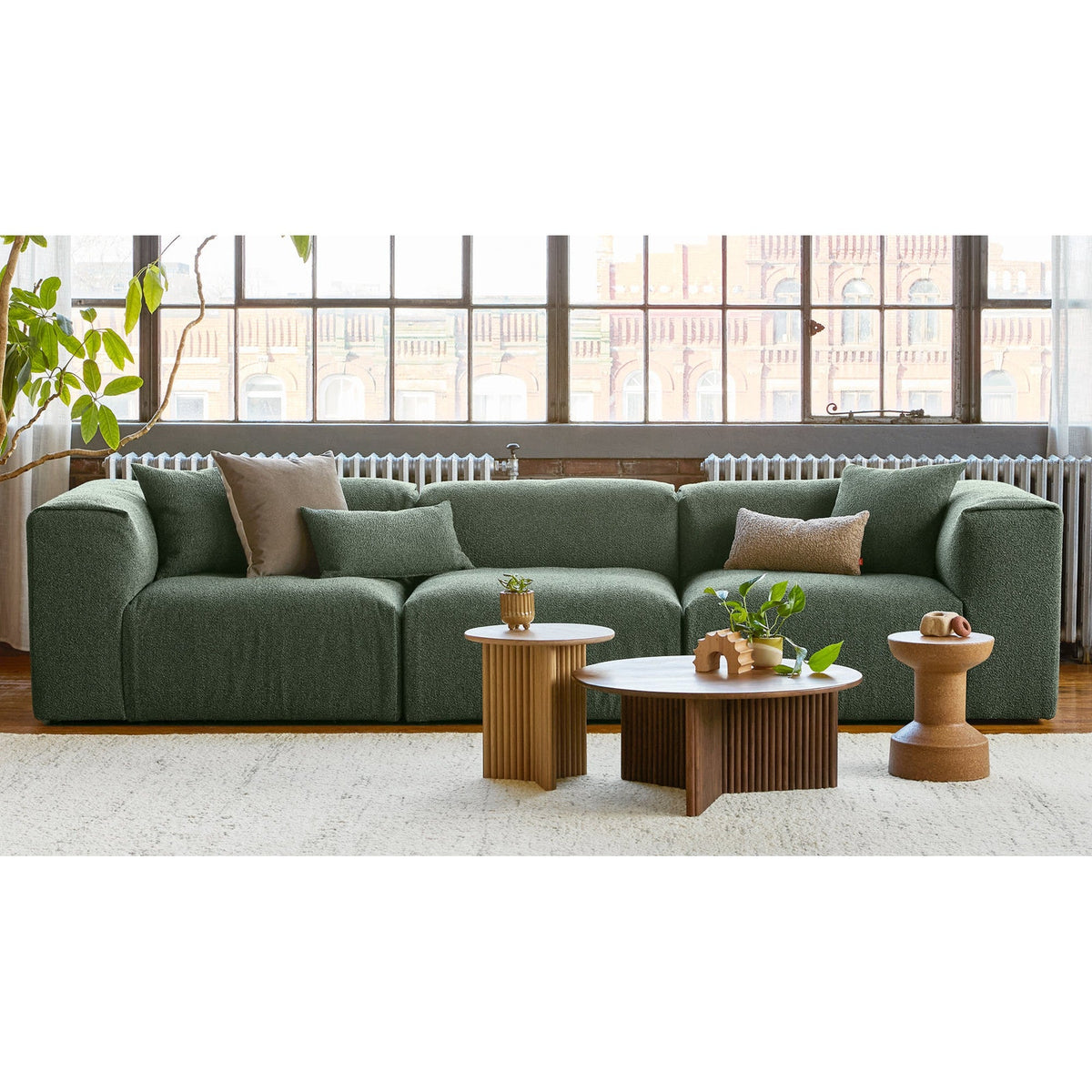 Nest Modular 3-PC Armless Sofa