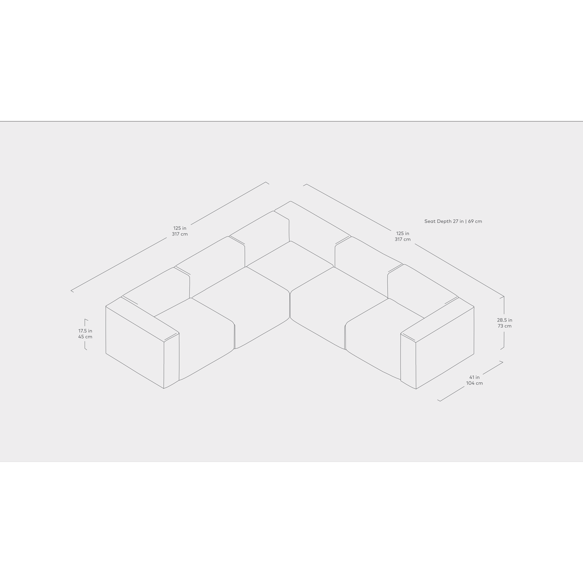 Nest Modular 5PC Corner Sectional